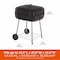 Modern Leisure Chalet Walk-A-Bout Charcoal Grill Cover, 21.5 in. L x 21.5 in. W x 14.5 in. H, Black 2974 - alternate 4